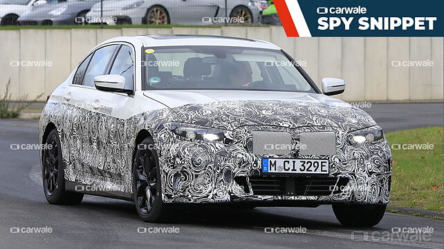 BMW 3 Series electric version spied testing in Germany