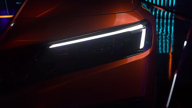 Next-gen Honda Civic teased; prototype to unveil on 17 November - CarWale