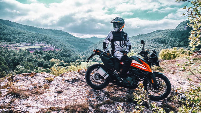 KTM 250 Adventure action