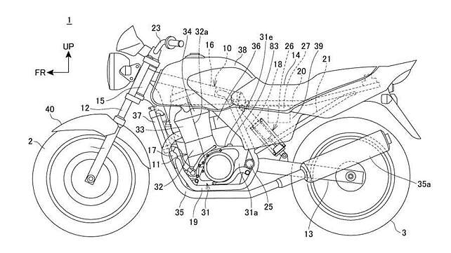 Honda CB250 under development
