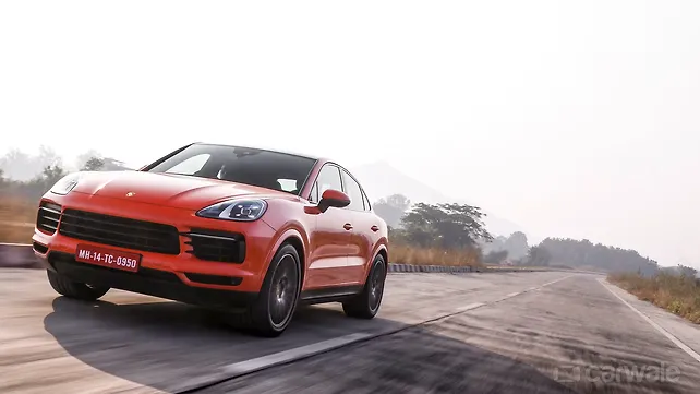 Porsche Cayenne Coupe Right Front Three Quarter