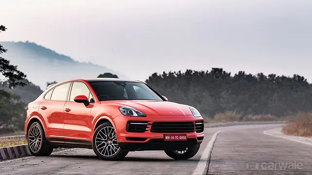Porsche Cayenne Coupe Right Front Three Quarter