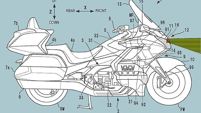 Honda Goldwing Right Side View