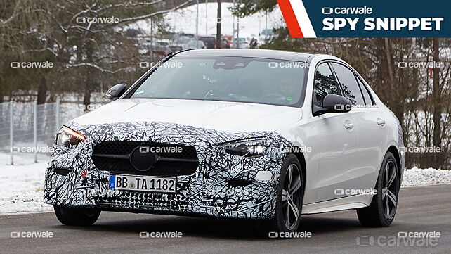 New-gen Mercedes-Benz C-Class production-ready model spied testing