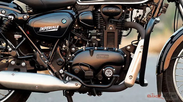 Benelli Imperiale 400 Engine From Right
