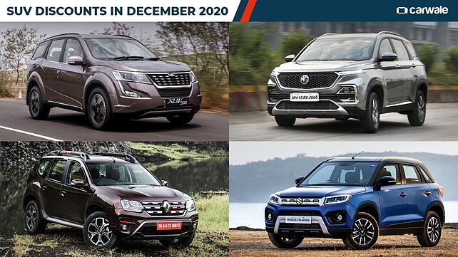 Discounts up to Rs 3.06 lakh on SUV cars in December 2020