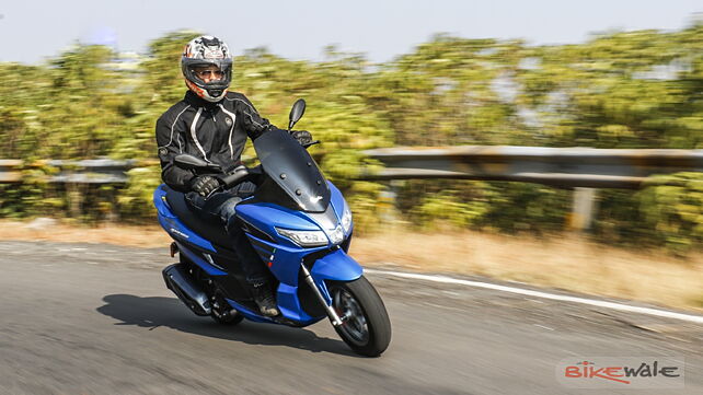 Aprilia SXR 160 launched in India at Rs 1.26 lakh