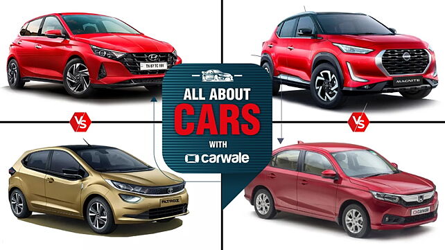 All About Cars - Hyundai i20 vs Tata Altroz, Nissan Magnite vs Honda Amaze, Sonet Petrol or Diesel