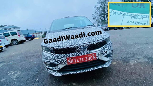 Tata Tiago CNG variant spied testing; launch likely soon