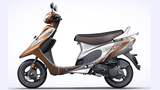 TVS Scooty Pep Plus Left Side View