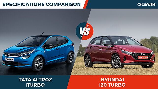 Tata Altroz iTurbo vs Hyundai i20 Turbo - Specifications comparison