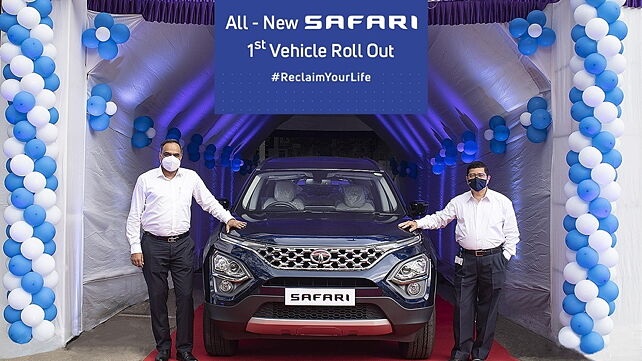 Tata Safari first unit rolls out from Pune plant
