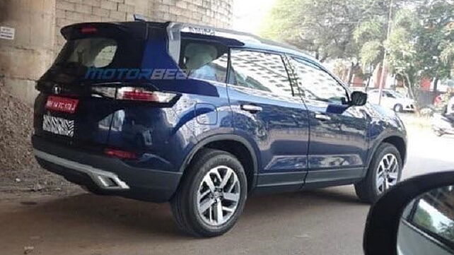 New Tata Safari spotted undisguised ahead of official launch