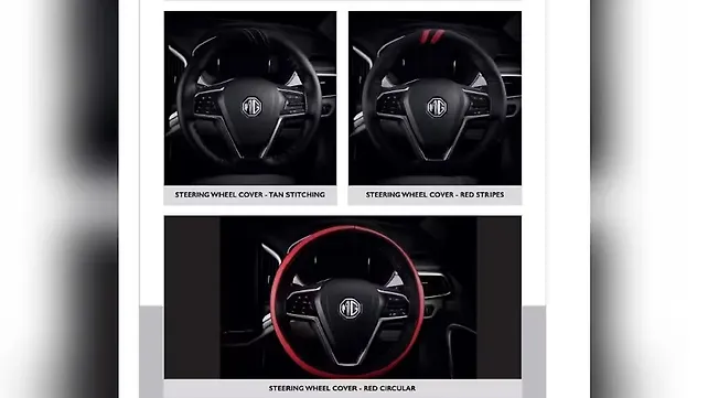 mg hector interior accessories