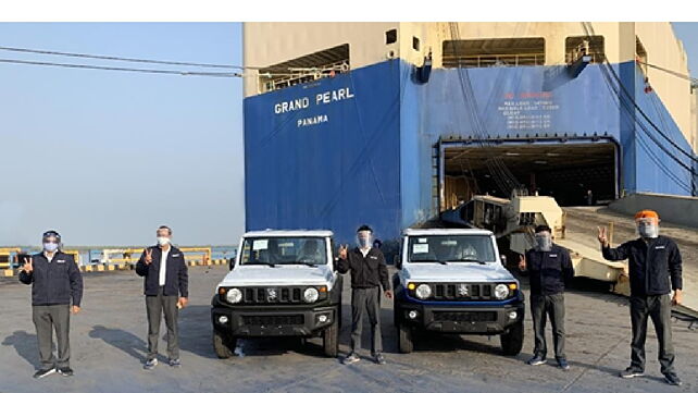 Maruti Suzuki Jimny exports commence from India