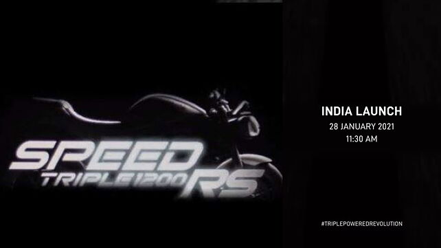 Triumph Speed Triple 1200 RS India launch date revealed