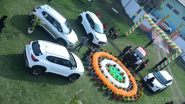 720 units of Nissan Magnite delivered across the country to celebrate Republic Day