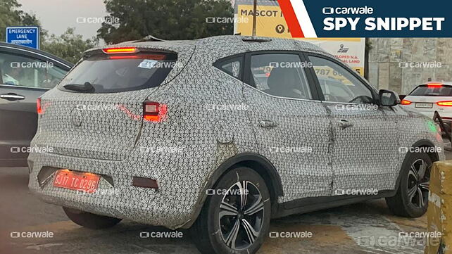 MG ZS petrol SUV spied; to launch in India by mid-2021