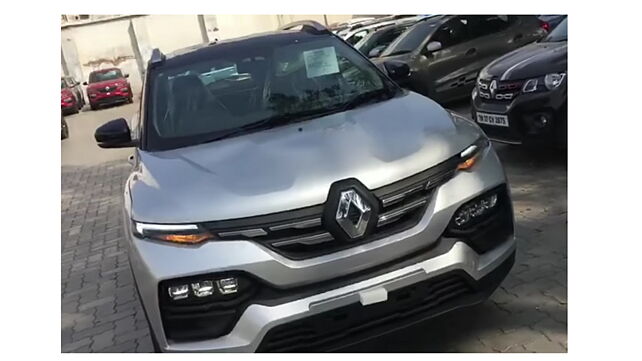 Renault Kiger arrives at dealerships ahead of launch in India
