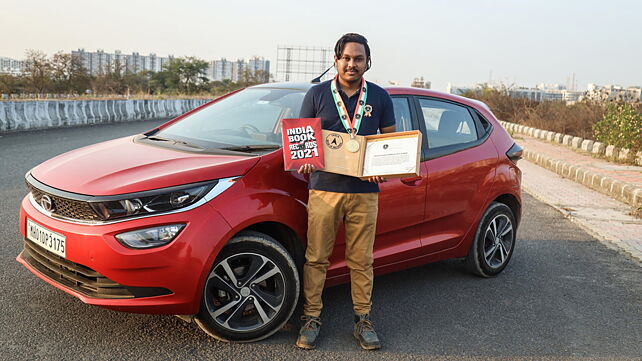 Tata Altroz drives into the India Book of Records