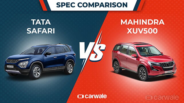 Spec comparison: Tata Safari Vs Mahindra XUV500 