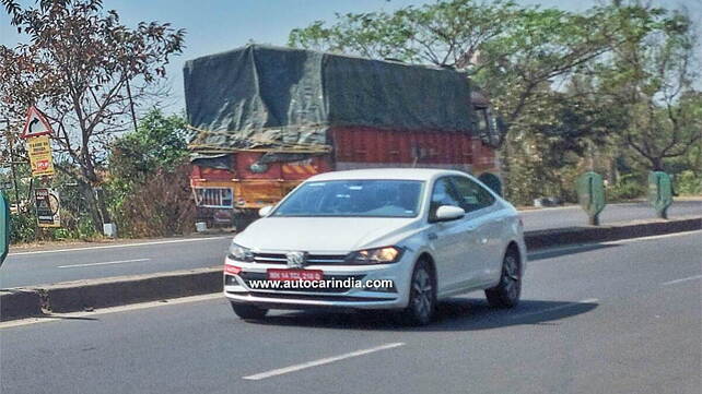 Volkswagen Virtus sedan continues testing in India