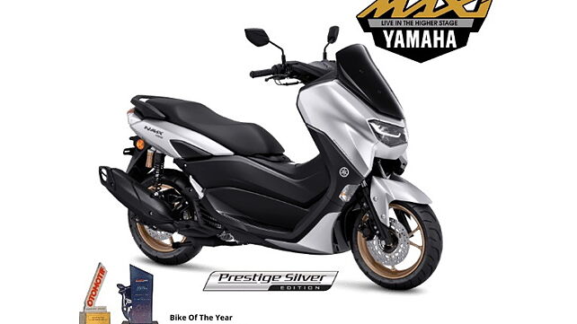 Yamaha R15-based NMax 155 maxi-scooter gets new colour