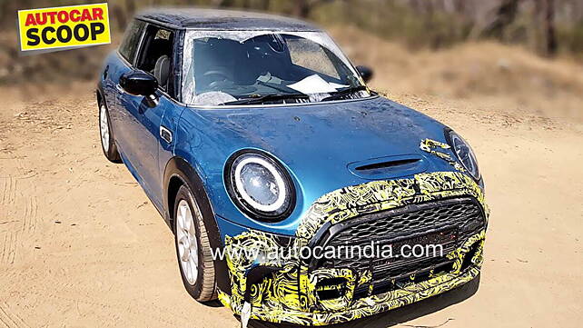 New Mini 3-door facelift begins testing in India
