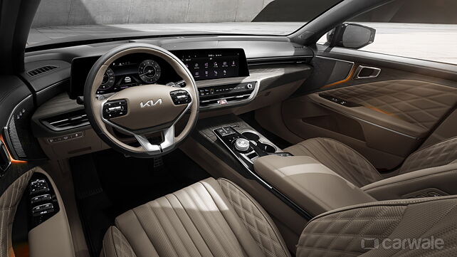 Kia K8 interior revealed with upmarket and premium features