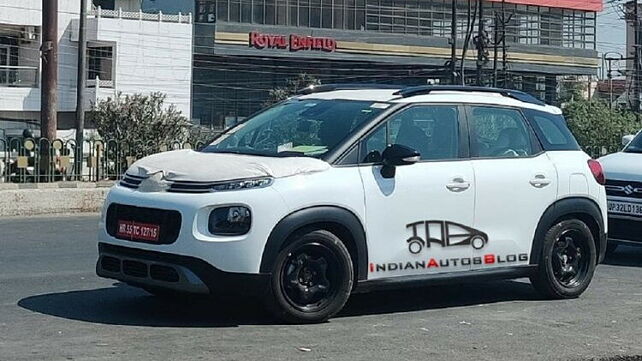 Citroen C3 Aircross spied testing sans camouflage in India