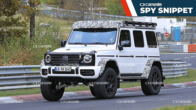 Mercedes-Benz G 4x4 squared goes testing at the ‘Ring
