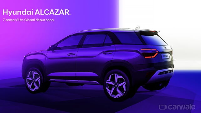 New Hyundai Alcazar teased in design sketches ahead of unveiling