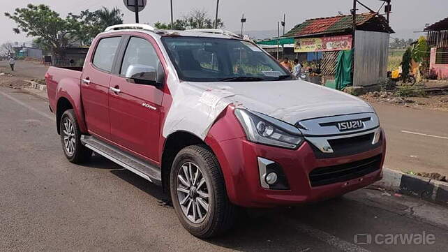 BS6 Isuzu D-Max V-Cross spotted again; interior details leaked