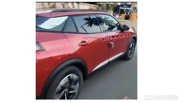 Peugeot 2008 SUV spied on Indian public roads