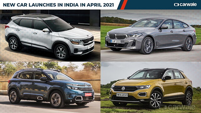 New car launches in India in April 2021