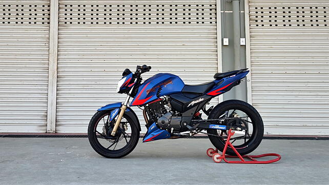 TVS Apache RTR 200 4V Left Side View