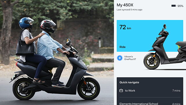 Ather 450X gets controls to calls and music via new OTA update