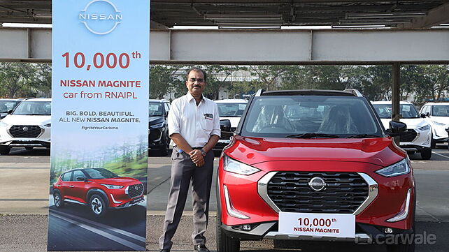 Nissan Magnite achieves 10,000 units production milestone