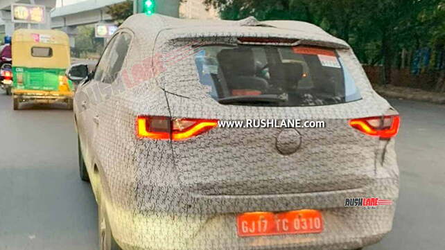 MG ZS petrol interior spied; gets a fully digital instrument cluster