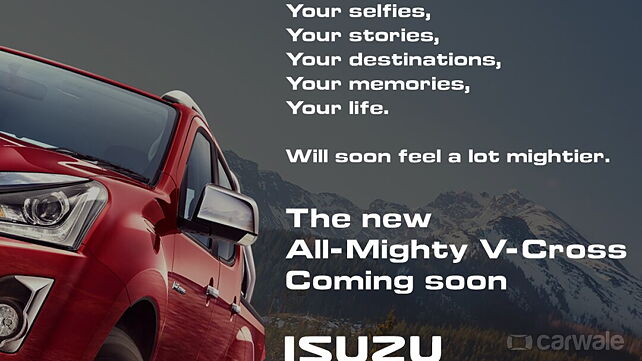 BS6 Isuzu D-Max V-Cross teased yet again ahead of launch