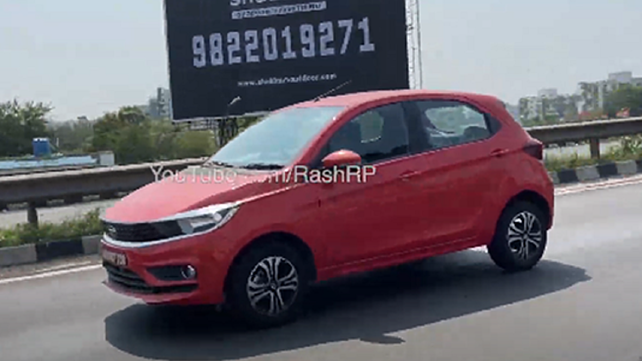 Tata Tiago CNG variant spied undisguised ahead of launch