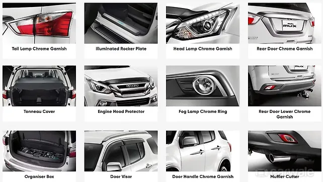 2021 Isuzu MU X accessories revealed CarWale