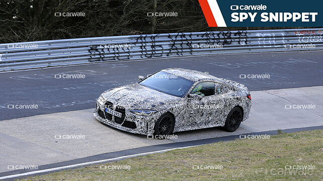 BMW M4 CSL spied testing at Nurburgring