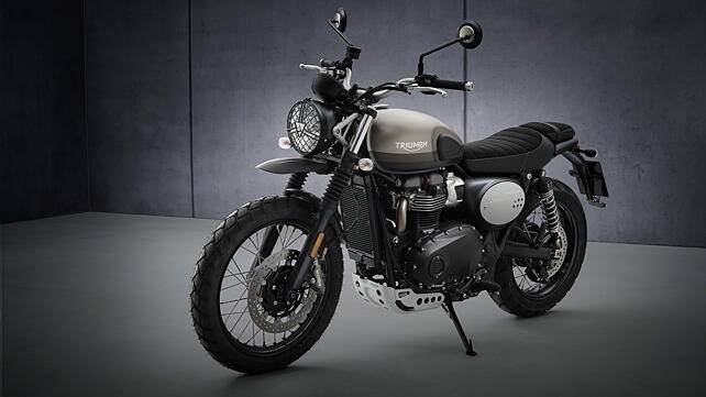 Triumph Street Scrambler Left Front Three Quarter