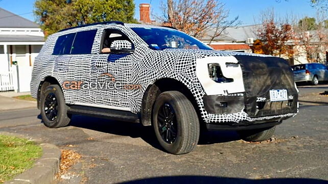 India-bound new-gen Ford Endeavour begins testing