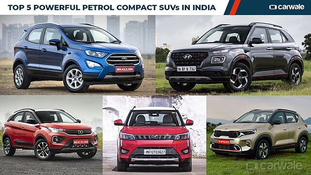 Top 5 powerful petrol compact SUVs in India