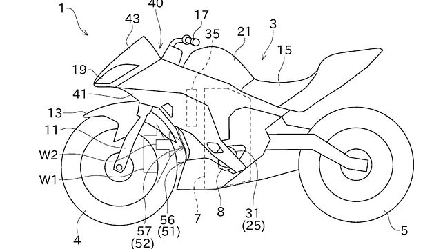 Kawasaki Ninja ZX-4R revealed in patent pictures