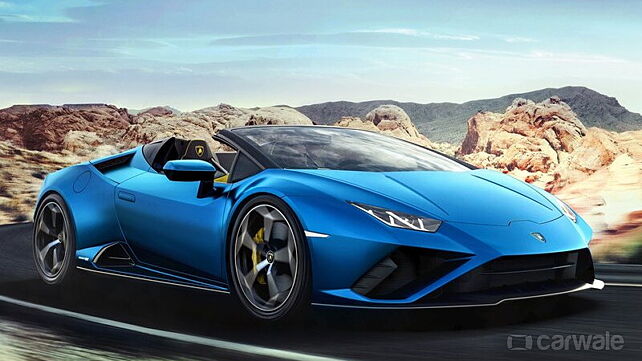 Lamborghini Huracan Evo RWD Spyder to be launched in India on 8 June, 2021