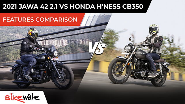 2021 Jawa 42 2.1 vs Honda H'ness CB350: Specs and Features Comparison