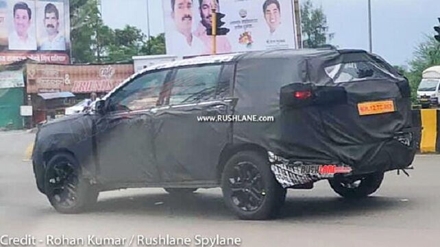 Jeep three-row SUV begins testing in India